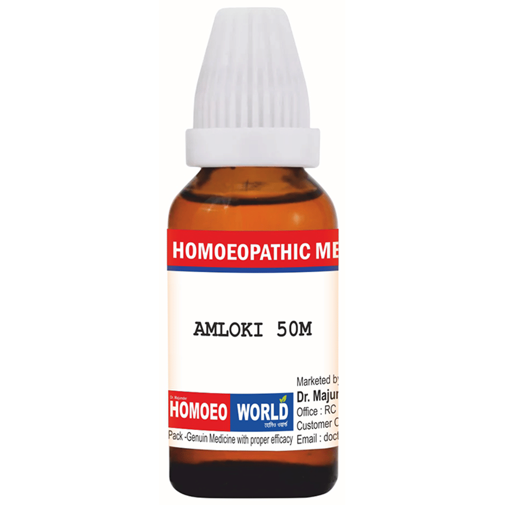 Dr. Majumder Homeo World Amloki Dilution (30 ml Each) 50M combo pack of 6 bottles
