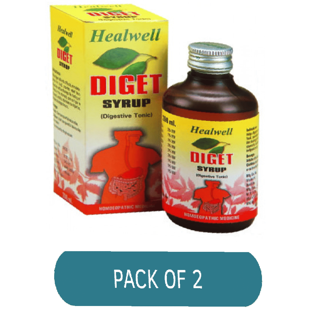 Healwell Diget Syrup bottle of 200 ml Syrup Healwell Diget Syrup bottle of 200 ml Syrup