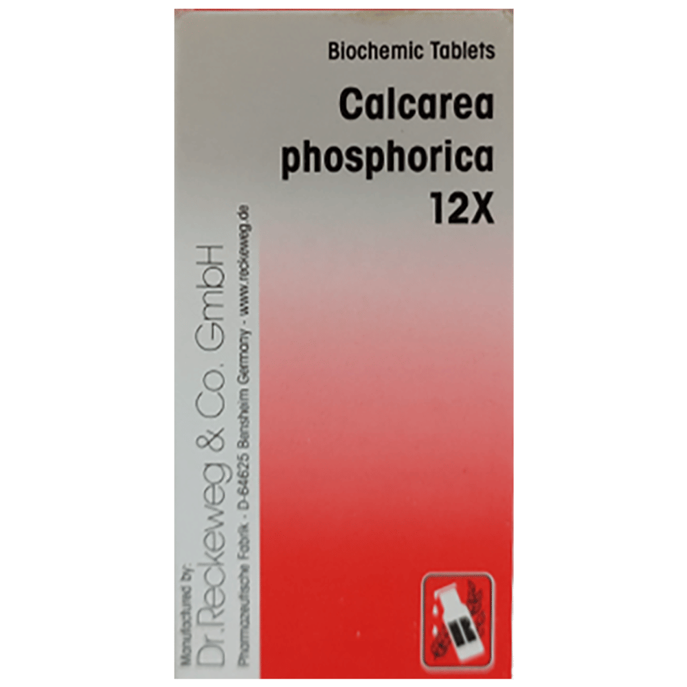Dr. Reckeweg Calcarea Phosphorica Biochemic Tablet 12X bottle of 20 gm Biochemic Tablet