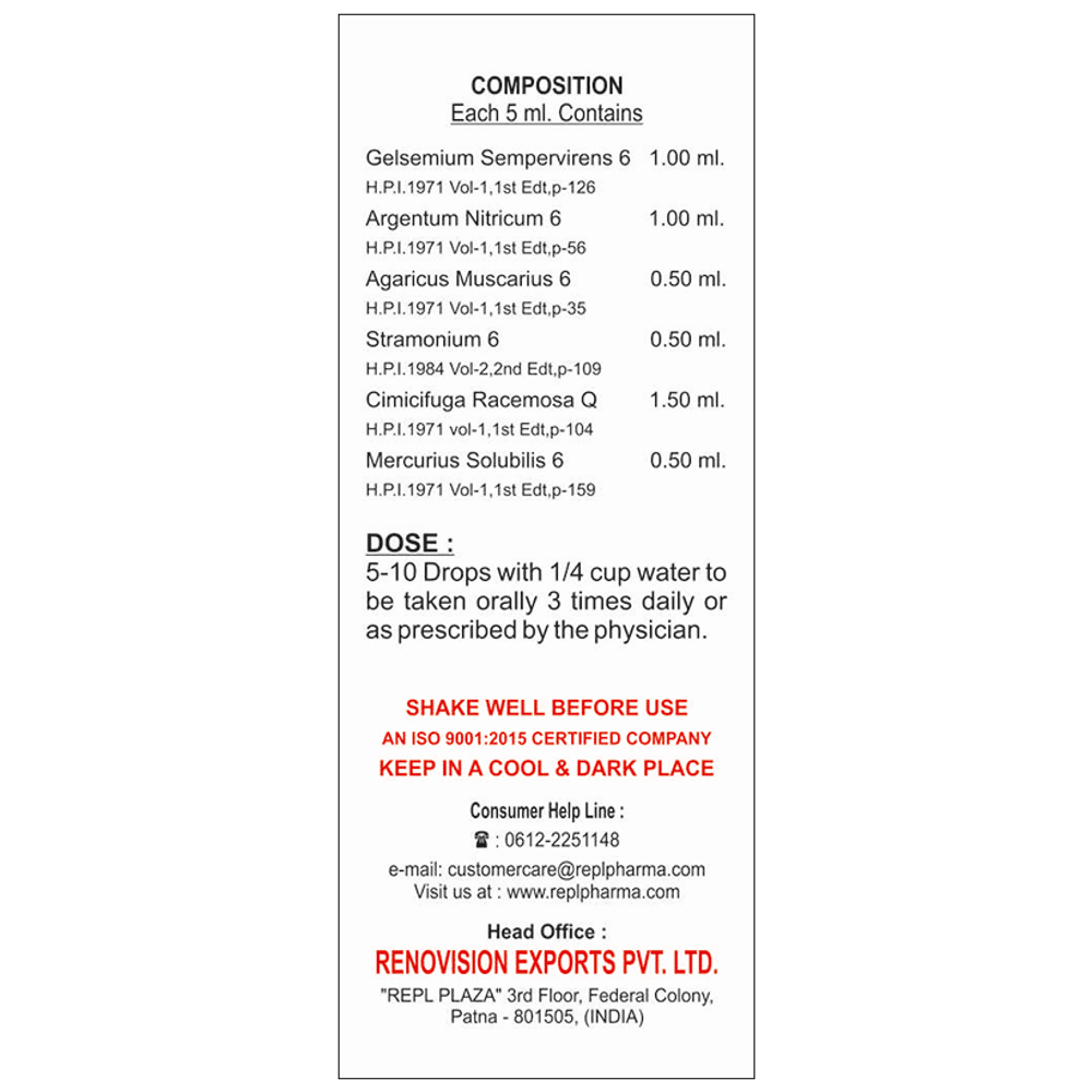 REPL Dr. Advice No.148 Tremor-En Drop bottle of 30 ml Drop REPL Dr. Advice No.148 Tremor-En Drop bottle of 30 ml Drop