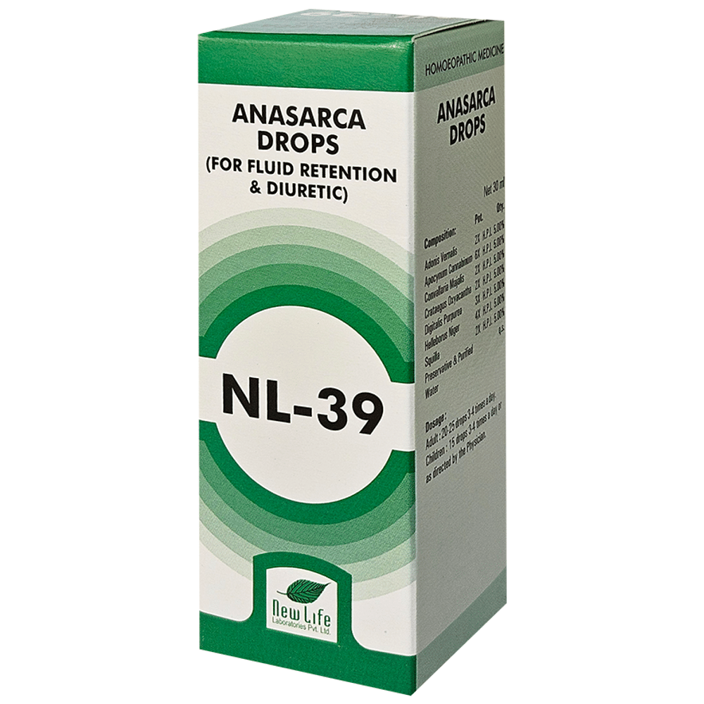 Dr Boricke NL 39 Anasarca Drops bottle of 30 ml Oral Drops