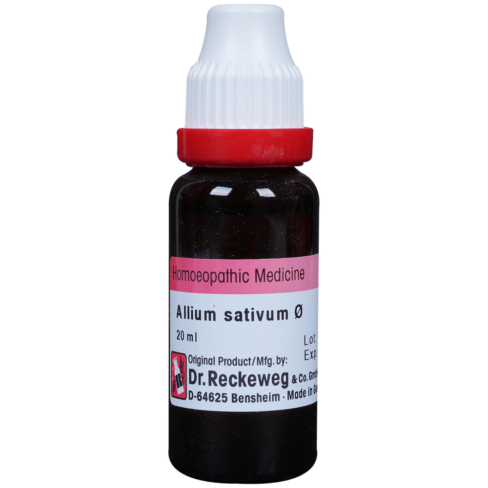 Dr. Reckeweg Allium Sativum Mother Tincture Q bottle of 20 ml Mother Tincture