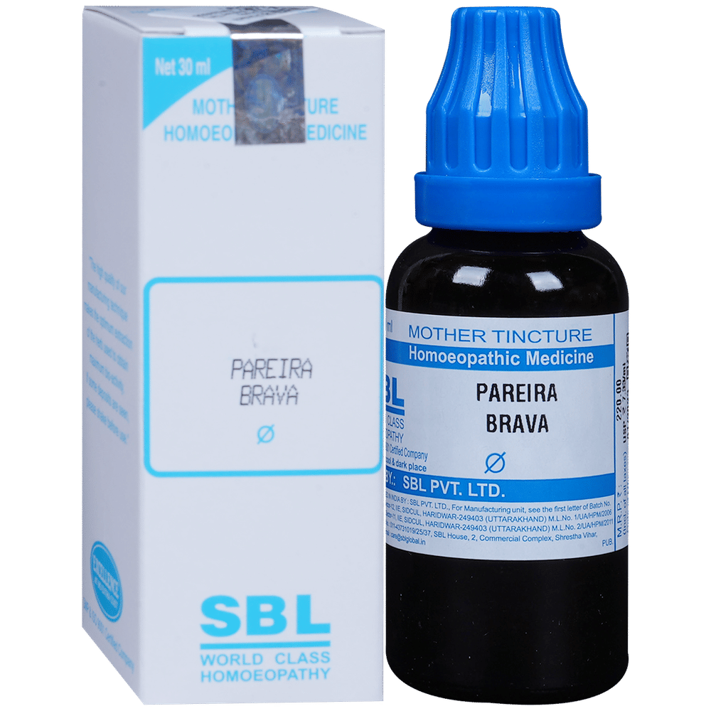 SBL Pareira Brava Mother Tincture Q bottle of 30 ml Mother Tincture