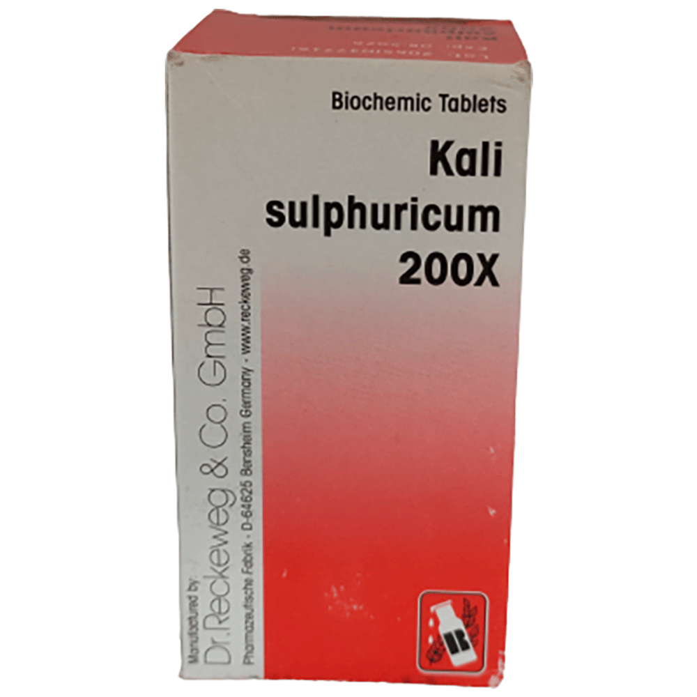 Dr Reckeweg &Co.gmbH Kali Sulphuricum Biochemic Tablet 200X bottle of 20 gm Biochemic Tablet