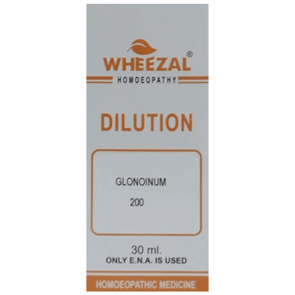 Wheezal Glonoinum Dilution 200 bottle of 30 ml Dilution