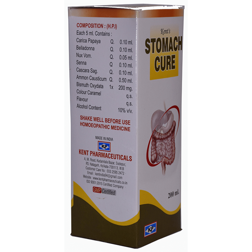 Kent's Stomach Cure Syrup bottle of 200 ml Syrup Kent's Stomach Cure Syrup bottle of 200 ml Syrup