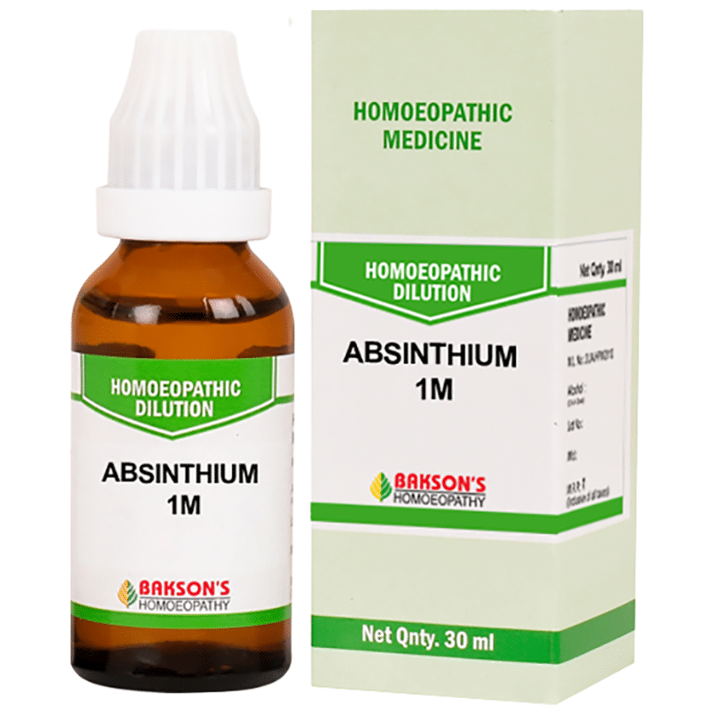 Bakson's Homeopathy Absinthium Dilution 1000 CH bottle of 30 ml Dilution