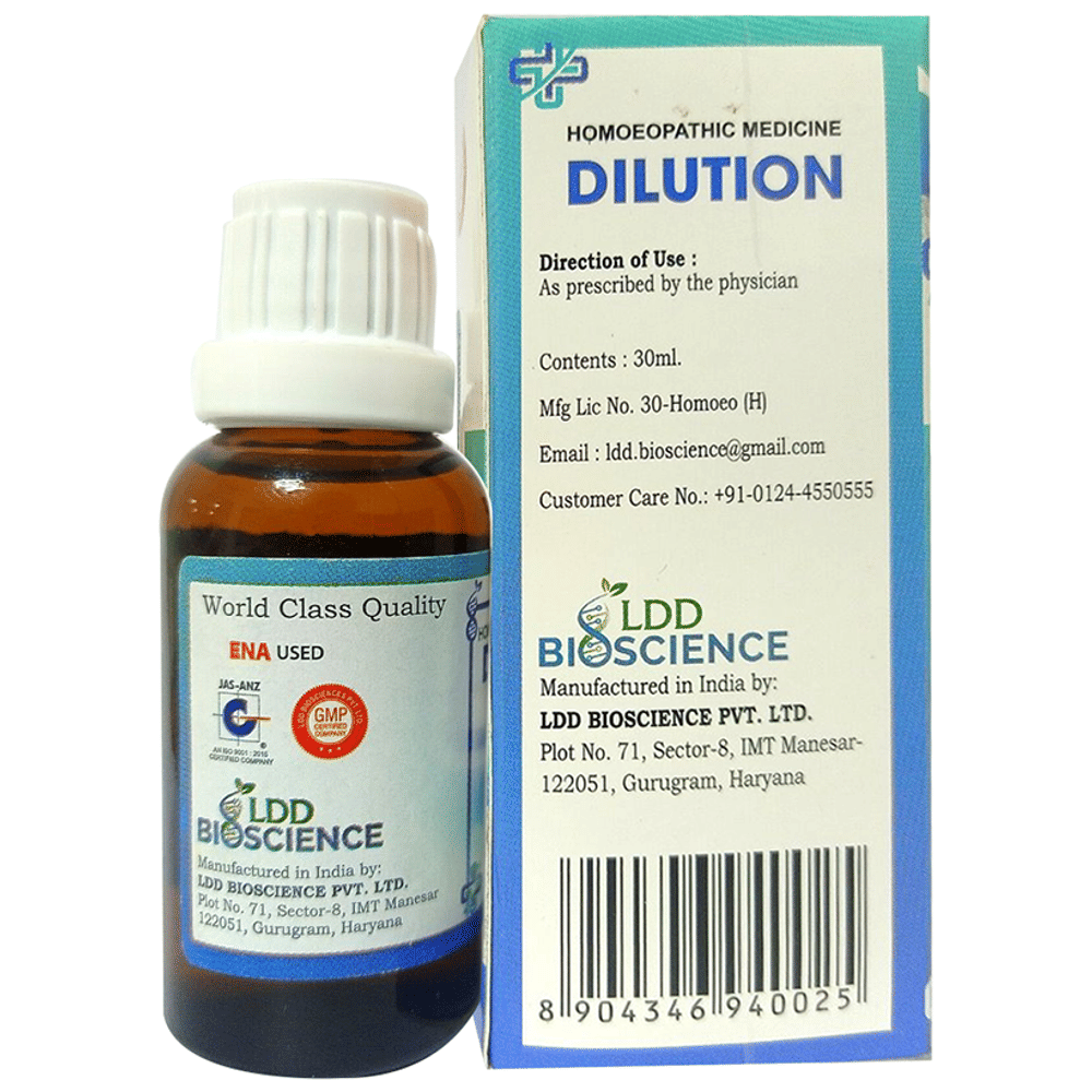 LDD Bioscience Acidum Flouricum Dilution 1000 CH bottle of 30 ml Dilution