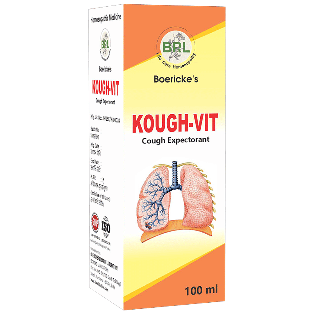 BRL Kough-Vit Cough Expectorant bottle of 100 ml Expectorant