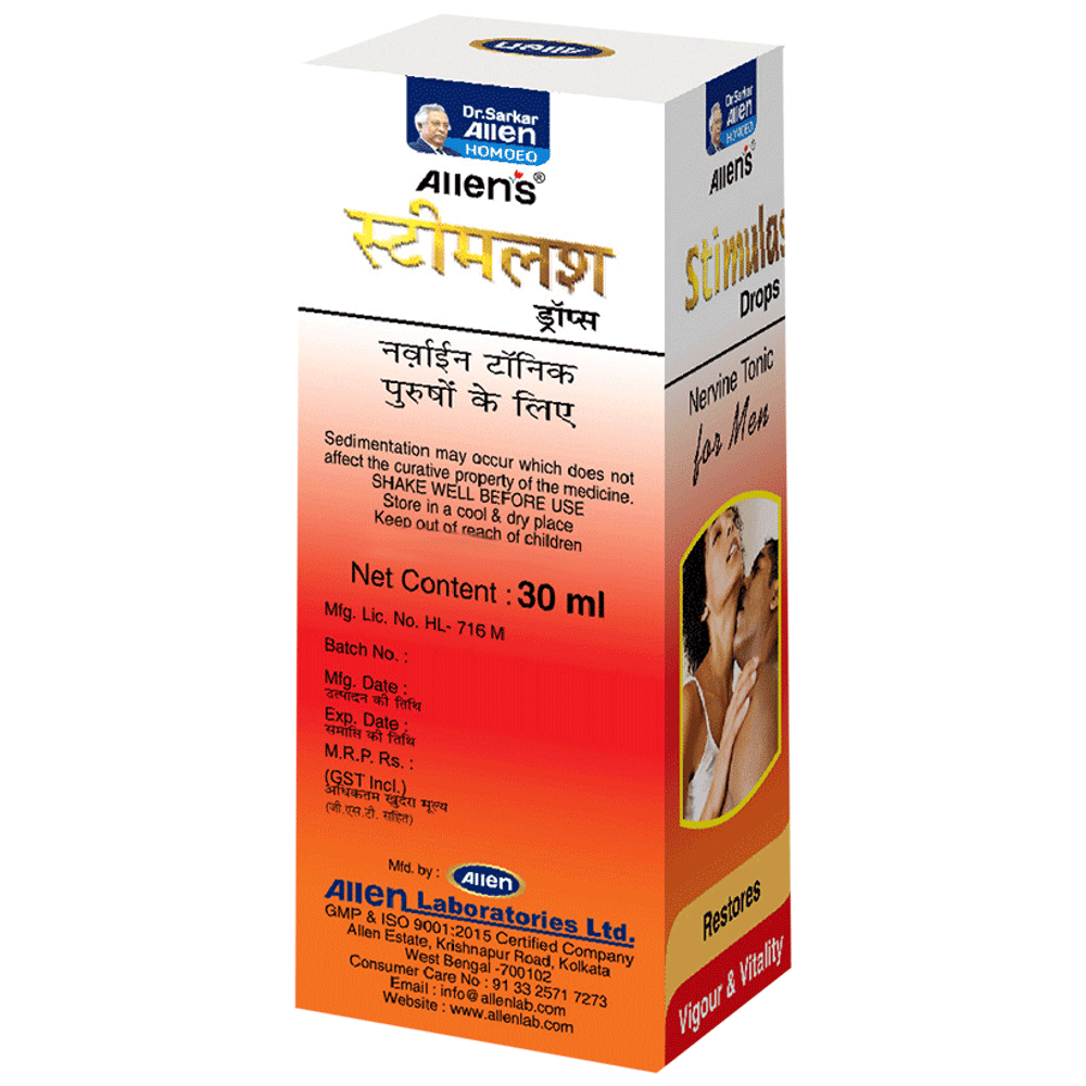 Allen Laboratories Stimulas Tonic bottle of 30 ml Tonic