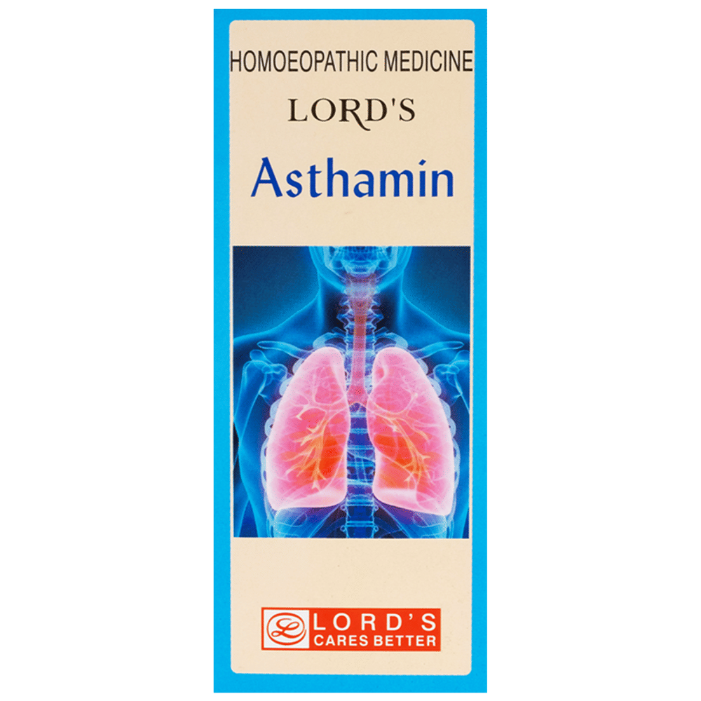 Lord's Asthamin Syrup bottle of 180 ml Syrup