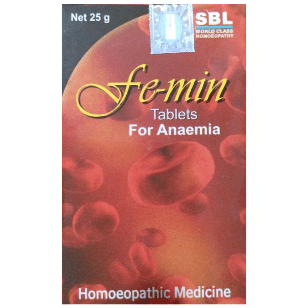 SBL Fe-min Tablet bottle of 25 gm Tablet