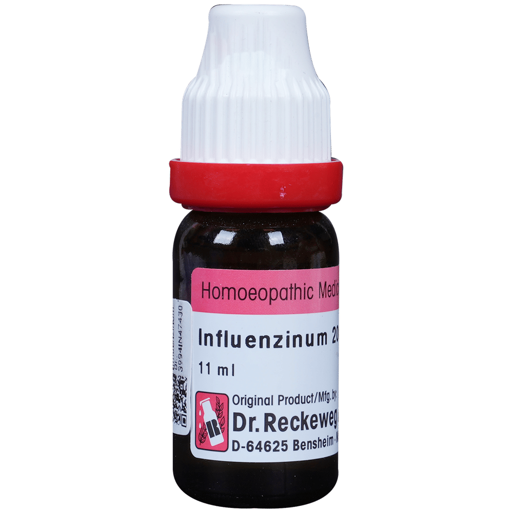Dr. Reckeweg Influenzinum Dilution 200 CH bottle of 11 ml Dilution