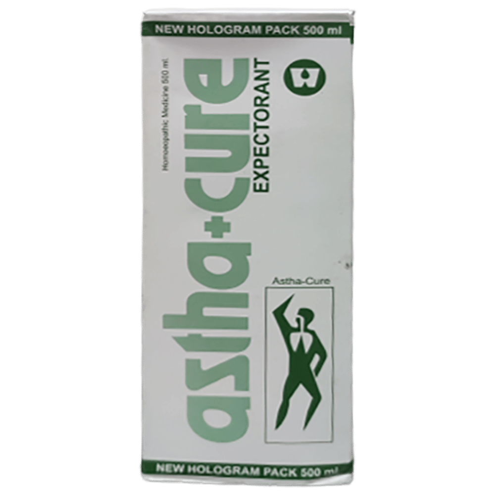 Dr. Wellmans Astha+Cure Expectorant bottle of 500 ml Expectorant