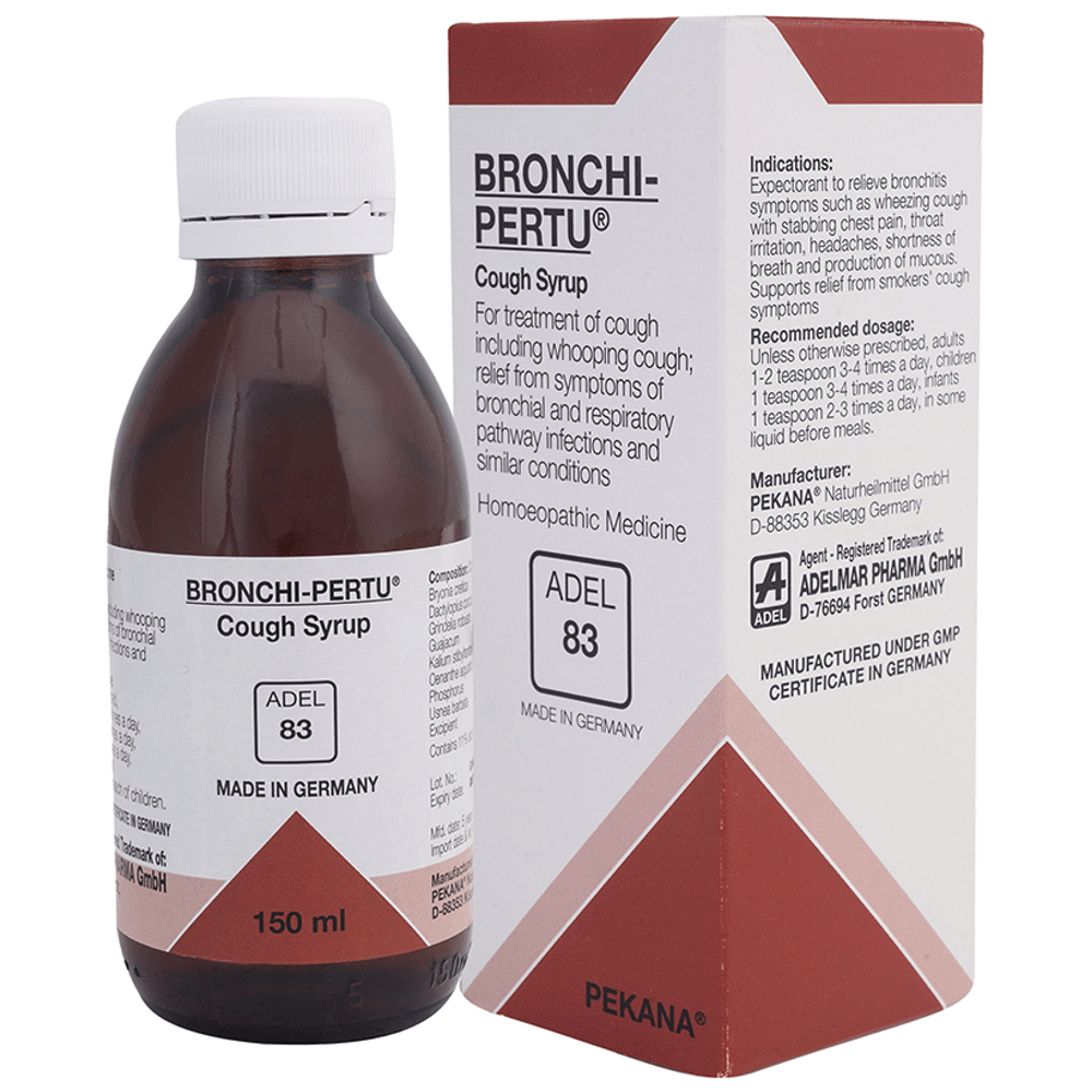 ADEL 83 Bronchi-Pertu Syrup bottle of 150 ml Syrup ADEL 83 Bronchi-Pertu Syrup bottle of 150 ml Syrup