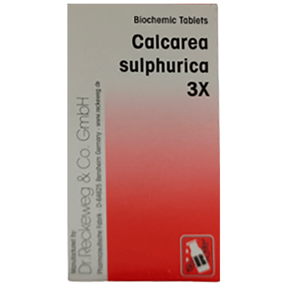 Dr. Reckeweg Calcarea Sulphurica Biochemic Tablet 3X bottle of 20 gm Biochemic Tablet