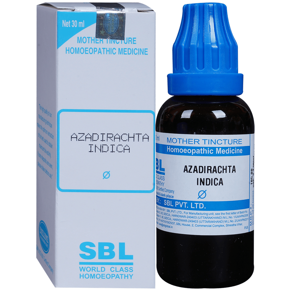SBL Azadirachta Indica Mother Tincture Q bottle of 30 ml Mother Tincture