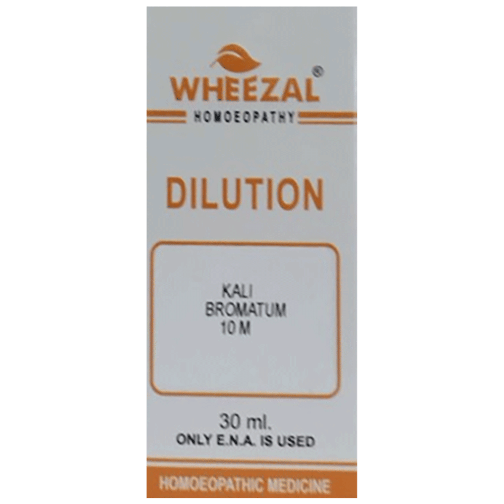 Wheezal Kali Bromatum Dilution 10M bottle of 30 ml Dilution
