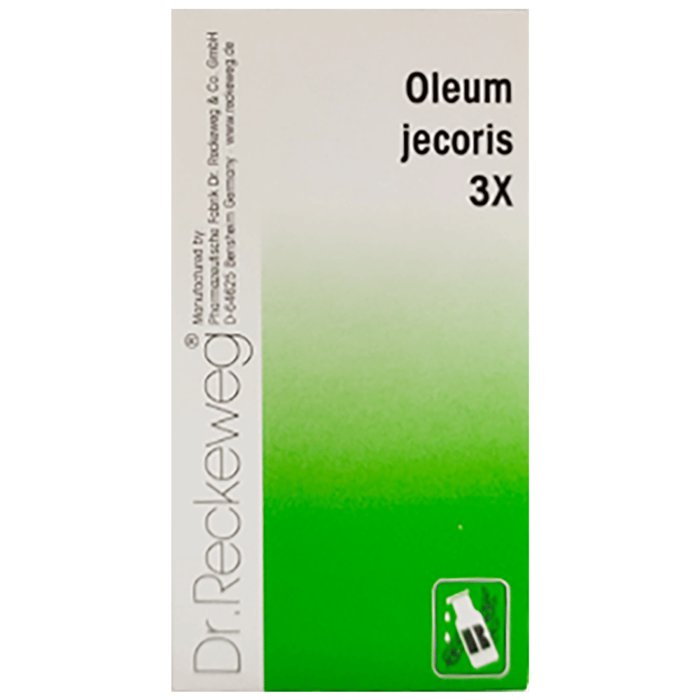 Dr. Reckeweg Oleum Jecoris Tablet 3X bottle of 20 gm Tablet Dr. Reckeweg Oleum Jecoris Tablet 3X bottle of 20 gm Tablet