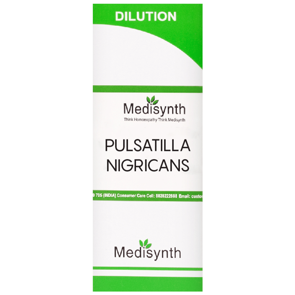 Medisynth Pulsatilla Nigricans Dilution 30 bottle of 30 ml Dilution