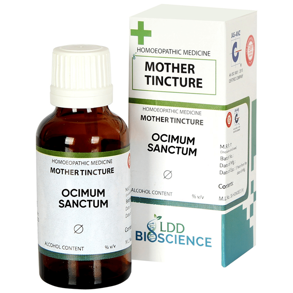 LDD Bioscience Ocimum Santctum Mother Tincture Q bottle of 30 ml Mother Tincture
