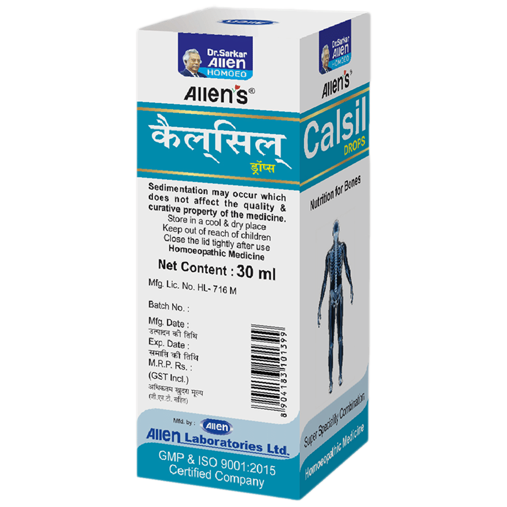 Allen's Calsil Drops (30ml Each) combo pack of 2 bottles
