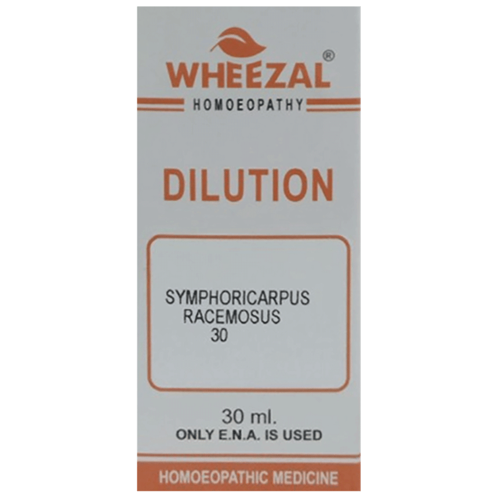 Wheezal Symphoricarpus Rac Dilution 30 bottle of 30 ml Dilution