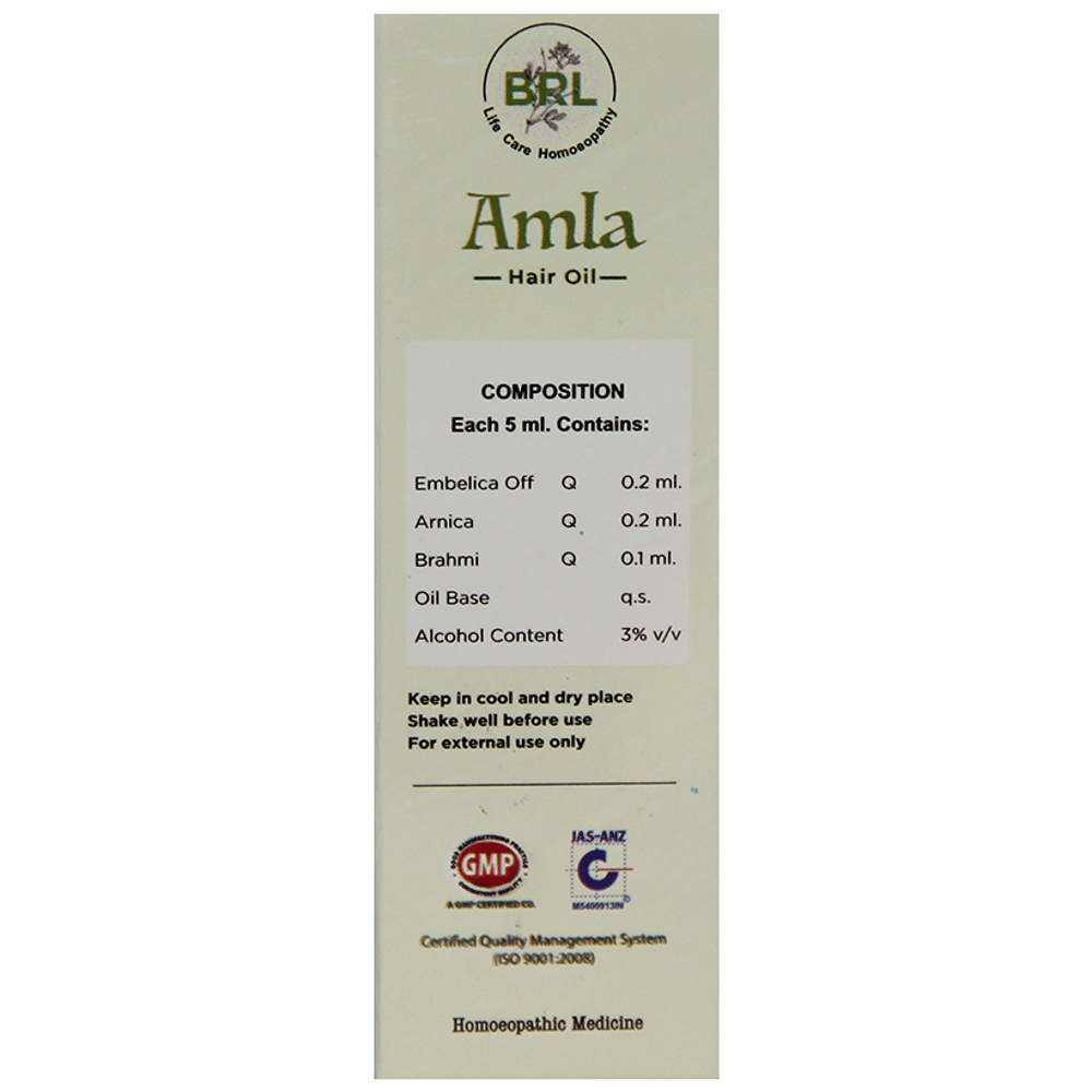 BRL Amla Hair Oil bottle of 110 ml Oil BRL Amla Hair Oil bottle of 110 ml Oil