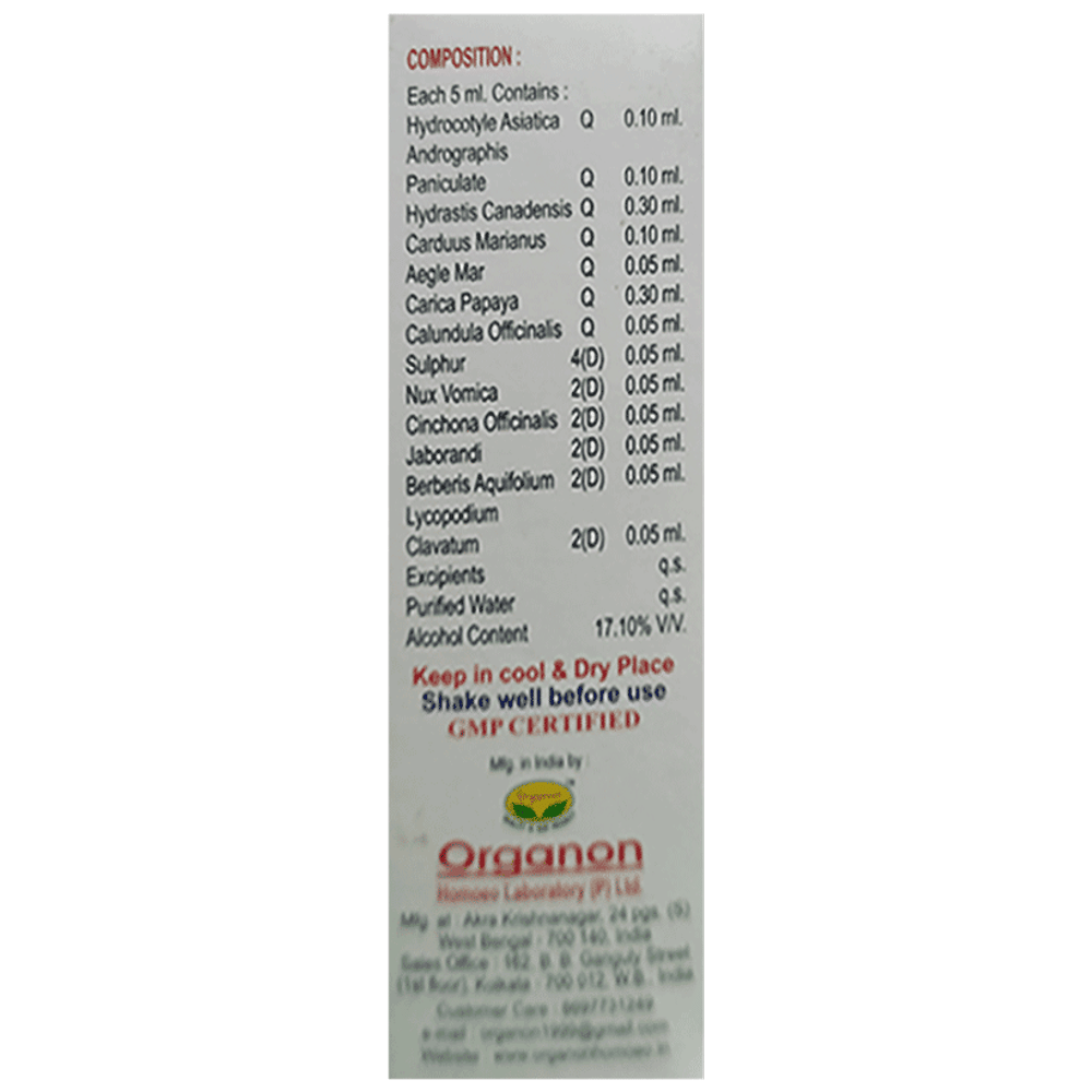 Organon Combo Pack of Organica Hair Vitaliser Hair Tonic (100ml) & Organica Hair Vitaliser Oral Drop (30ml) combo pack of 2 boxes