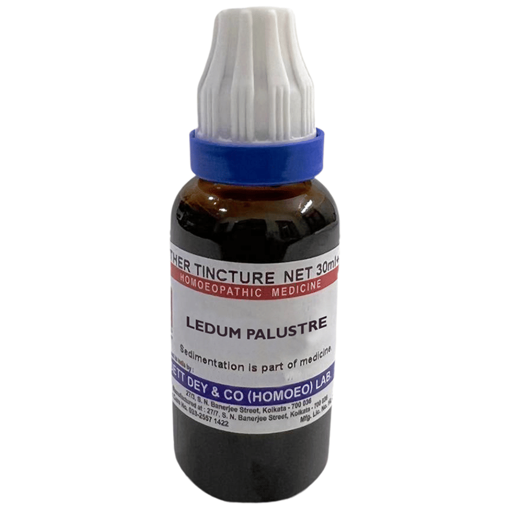 Sett Dey Ledum Palustre Mother Tincture Q bottle of 30 ml Mother Tincture Sett Dey Ledum Palustre Mother Tincture Q bottle of 30 ml Mother Tincture