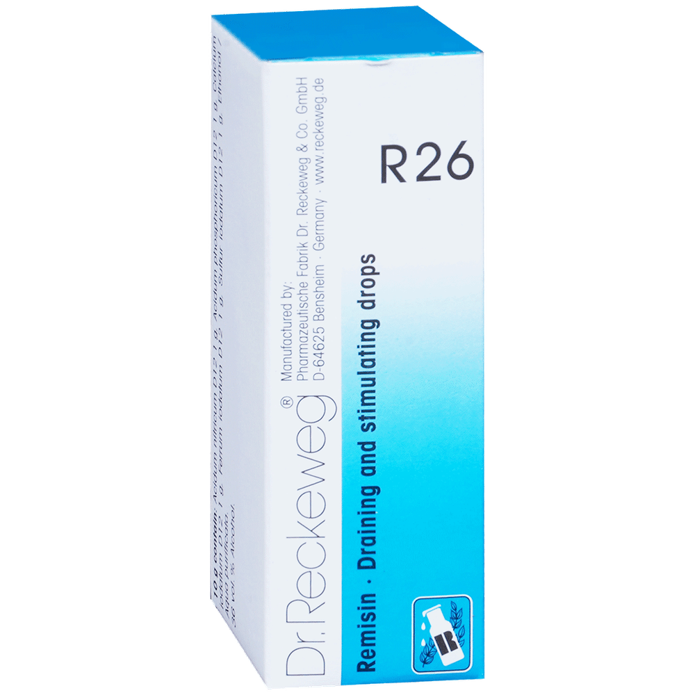 Dr. Reckeweg R26 Draining and Stimulating Drop bottle of 22 ml Drop Dr. Reckeweg R26 Draining and Stimulating Drop bottle of 22 ml Drop