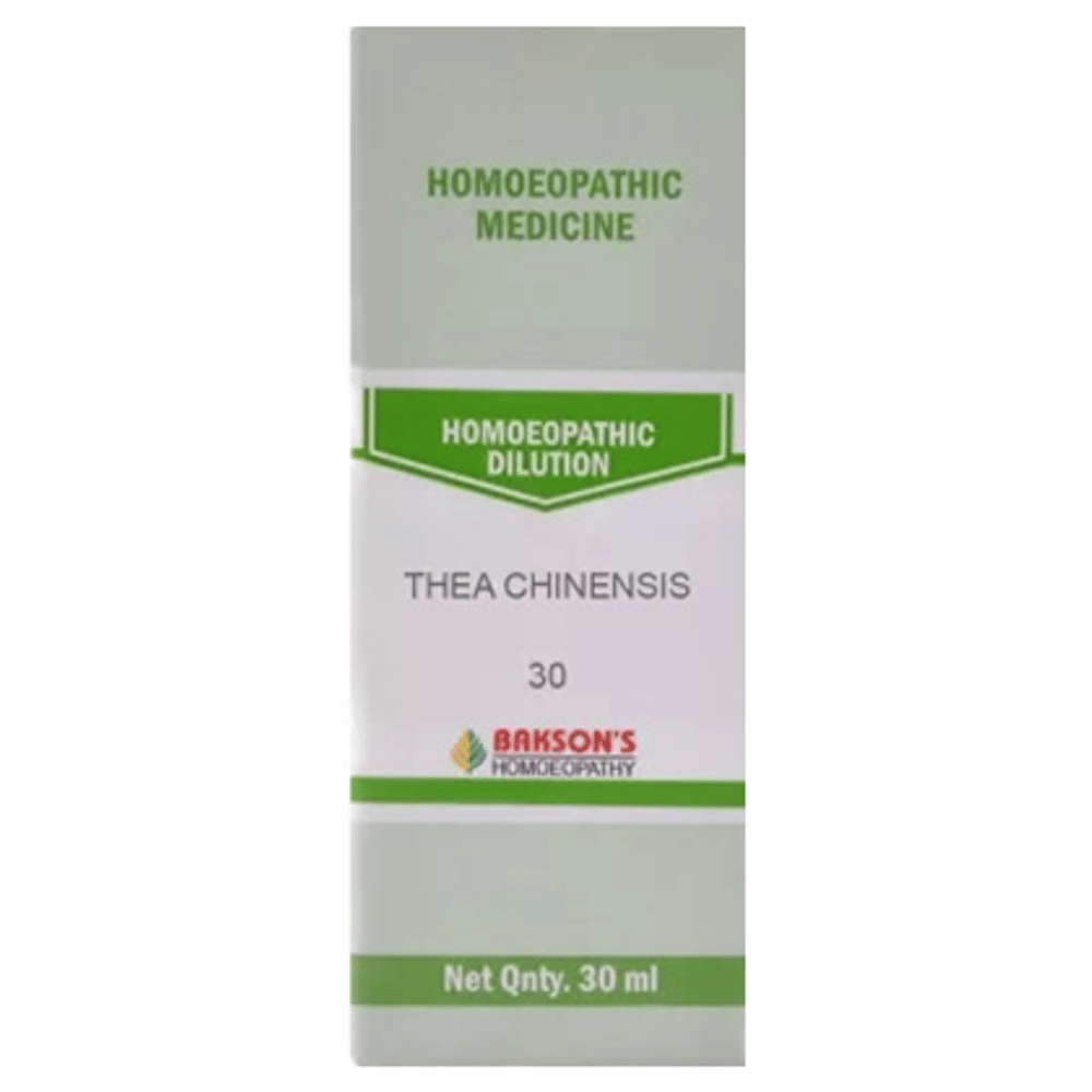 Bakson's Homeopathy Thea Chinensis Dilution 30 bottle of 30 ml Dilution