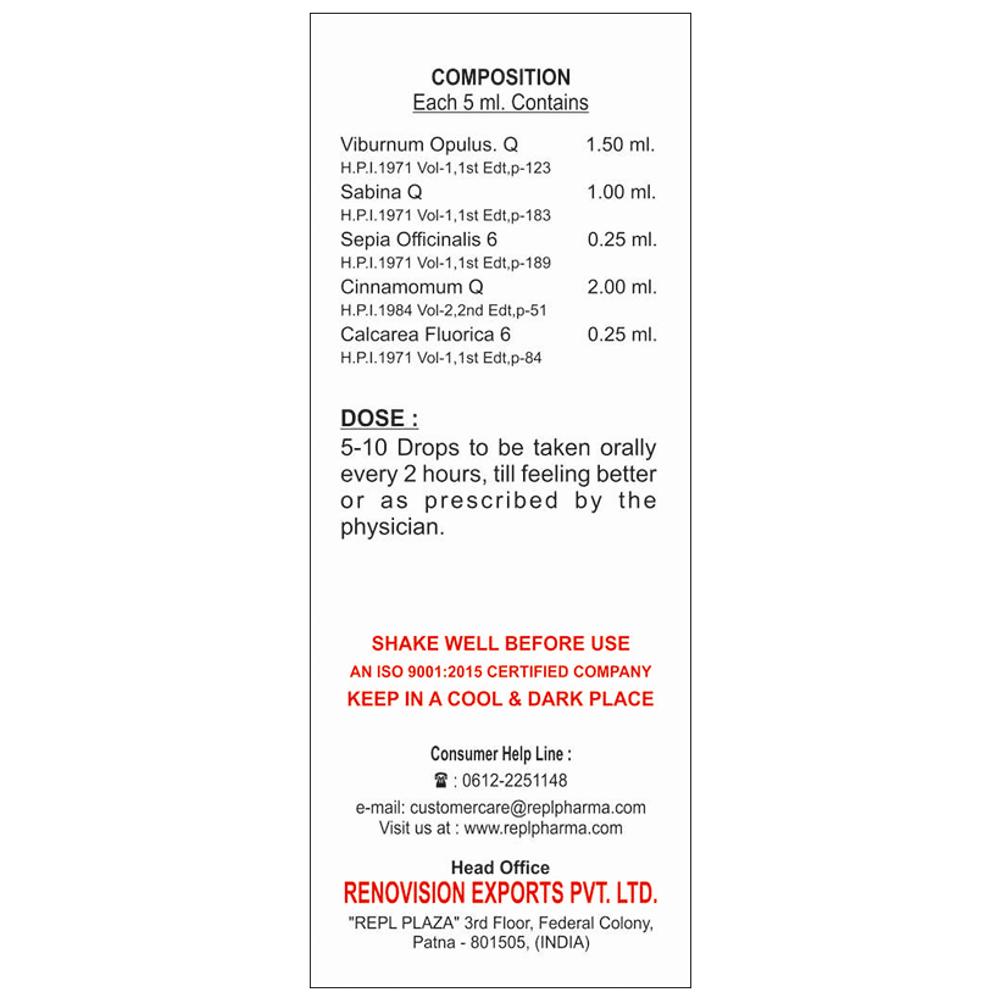 REPL Dr. Advice No.163 Abor-Cin Drop bottle of 30 ml Drop REPL Dr. Advice No.163 Abor-Cin Drop bottle of 30 ml Drop