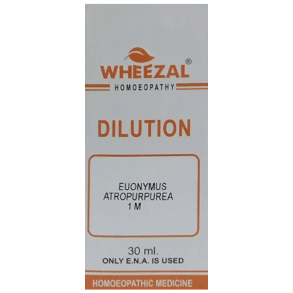 Wheezal Euonymus Atropurpurea Dilution 1M bottle of 30 ml Dilution