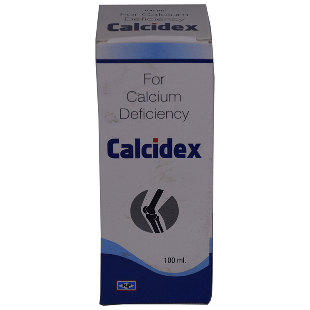 Kent's Calcidex bottle of 200 ml Syrup