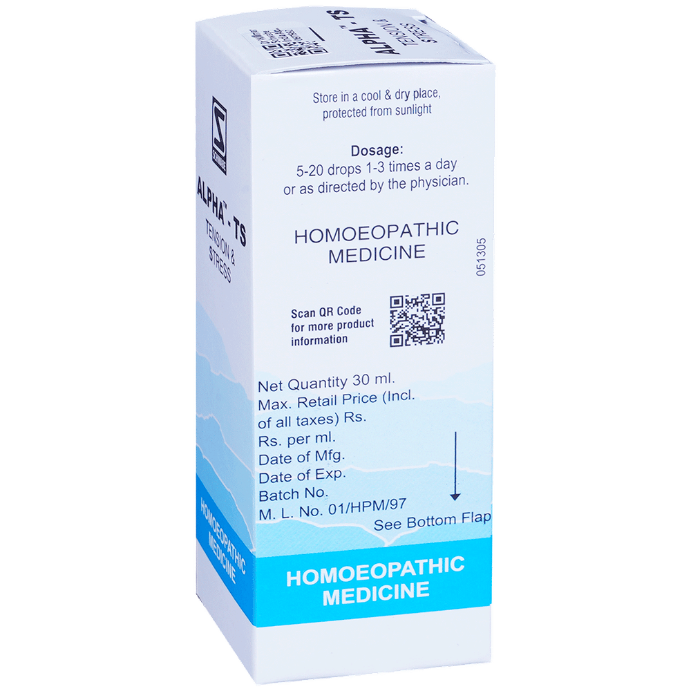 Dr Willmar Schwabe India Alpha - TS Drop bottle of 30 ml Drop