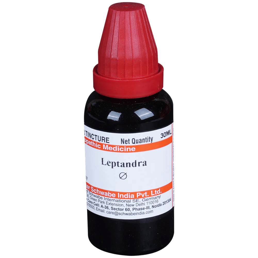 Dr Willmar Schwabe India Leptandra Mother Tincture Q bottle of 30 ml Mother Tincture