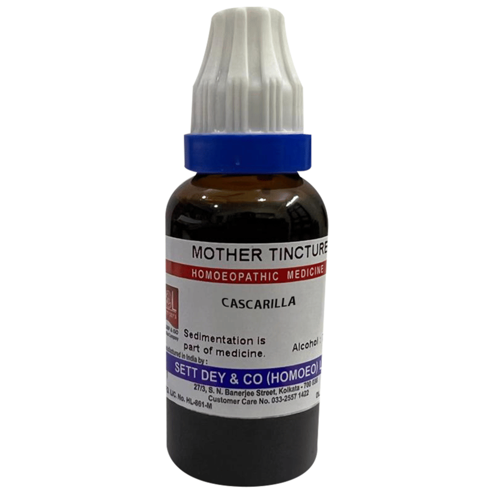 Sett Dey Cascarilla Mother Tincture bottle of 30 ml Mother Tincture