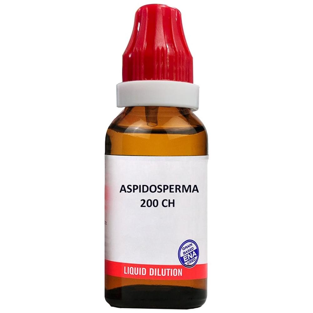 Bjain Aspidosperma Dilution 200 CH bottle of 12 ml Dilution