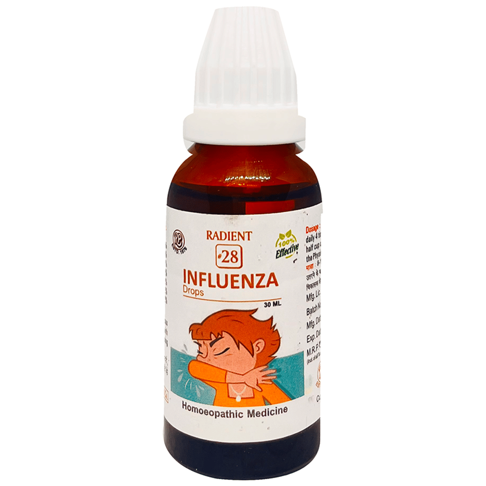 Radient 28 Influenza Oral Drops bottle of 30 ml Oral Drops