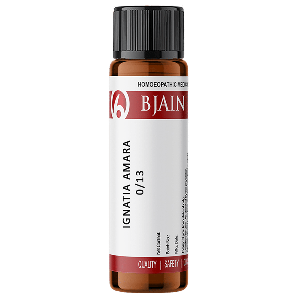 Bjain Ignatia Amara Globules 0/13 LM bottle of 6 gm Globules