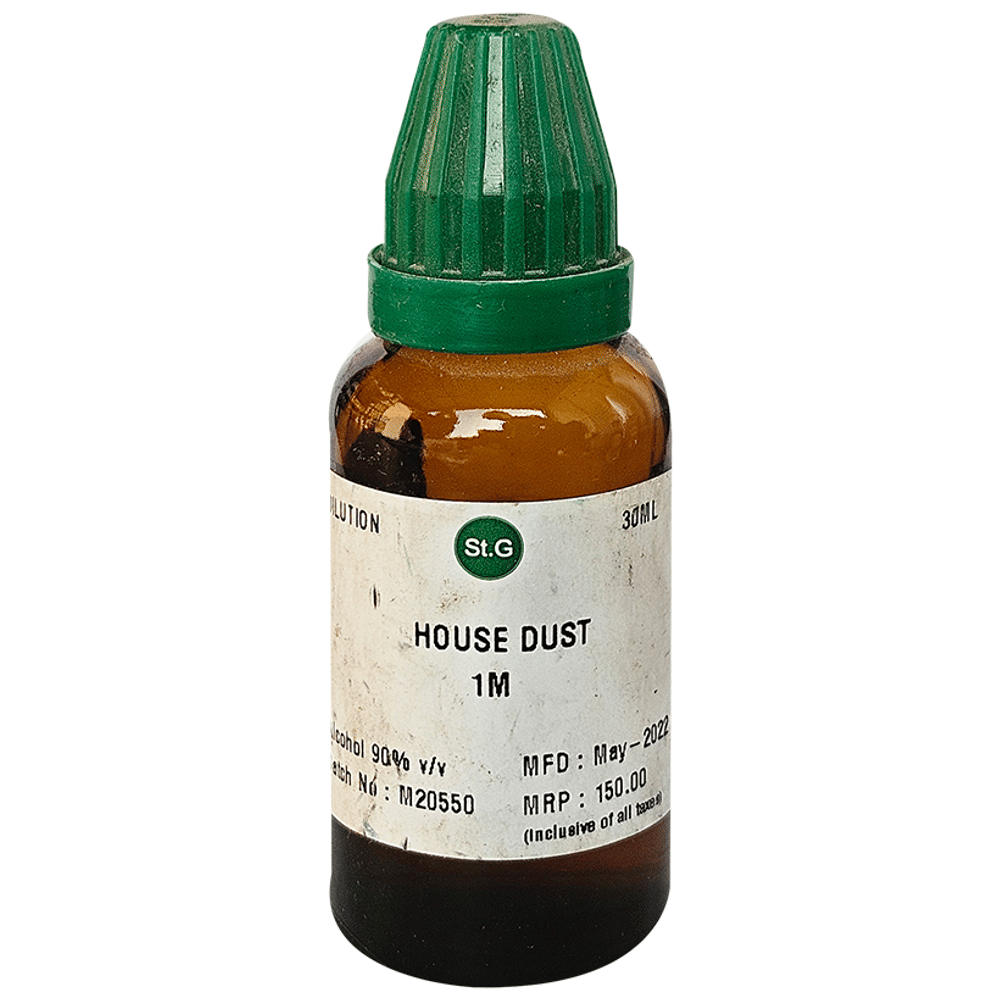 St. George‚Äôs House Dust Dilution 1M bottle of 30 ml Dilution