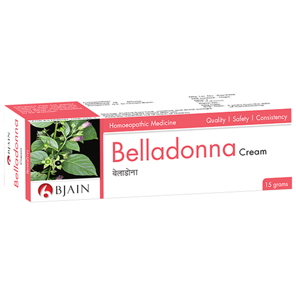 Bjain Belladonna Cream tube of 15 gm Cream