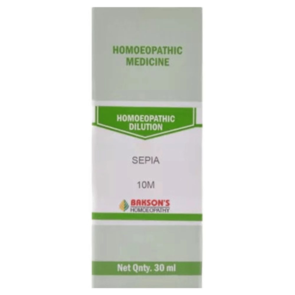 Bakson's Homeopathy Sepia Dilution 10M bottle of 30 ml Dilution Bakson's Homeopathy Sepia Dilution 10M bottle of 30 ml Dilution