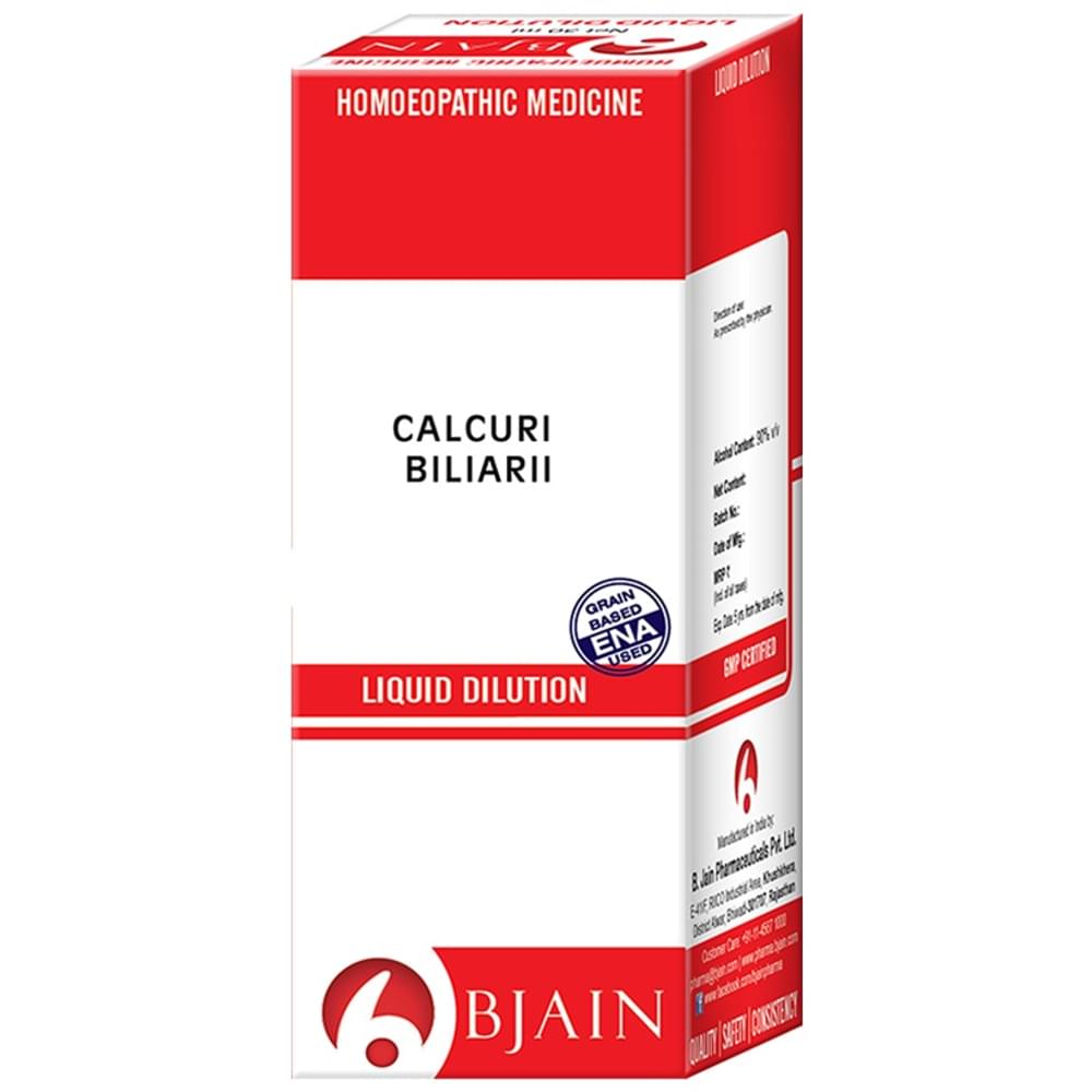 Bjain Calcuri Biliarii Dilution 1000 CH bottle of 12 ml Dilution