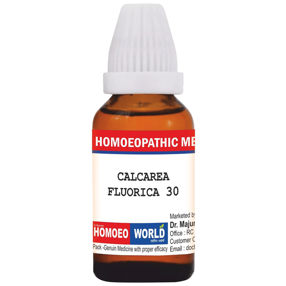 Dr. Majumder Homeo World Calcarea Fluorica Dilution(30ml Each) 30 CH bottle of 1 Pack