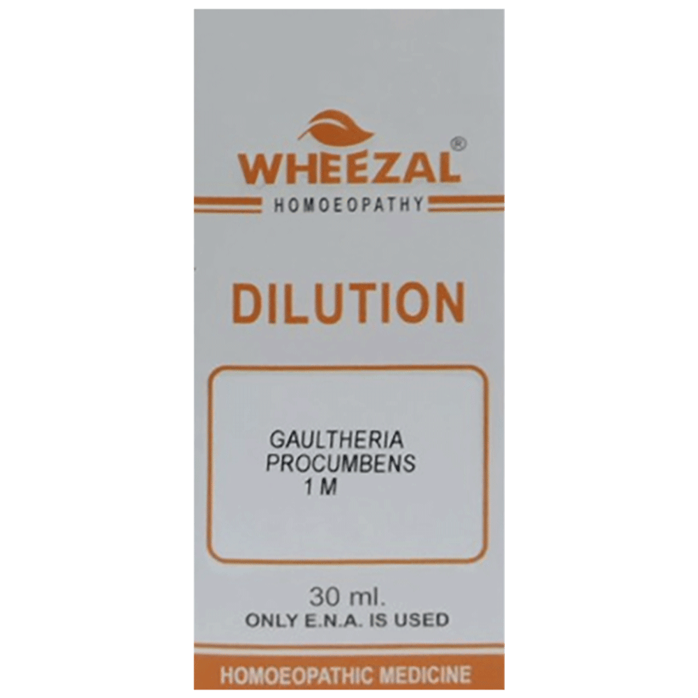 Wheezal Gaultheria Procumbens Dilution 1M bottle of 30 ml Dilution