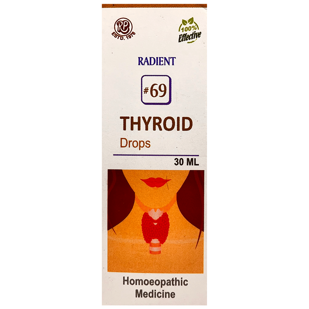 Radient 69 Thyroid Drops bottle of 30 ml Oral Drops
