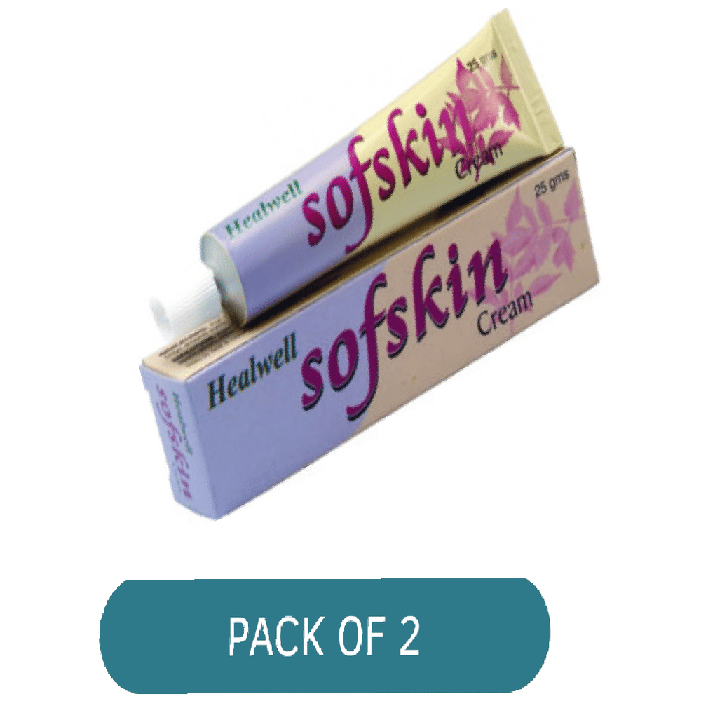 Healwell Sofskin Cream tube of 25 gm Cream