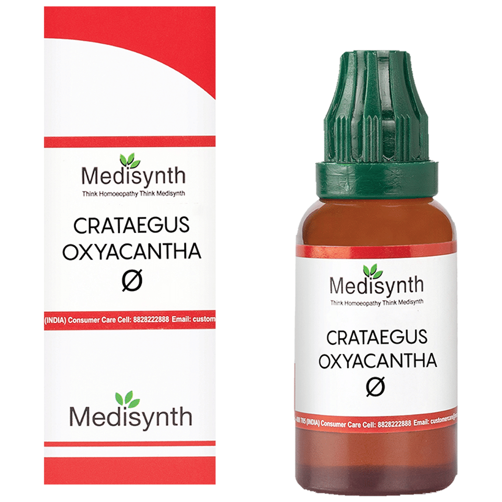 Medisynth Crataegus Oxyacantha Q bottle of 30 ml Mother Tincture